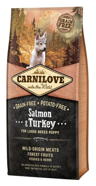Carnilove Dog Salmon & Turkey for LB Puppies 12 kg