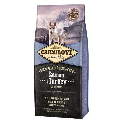 Carnilove Dog Salmon & Turkey for LB Puppies 12 kg