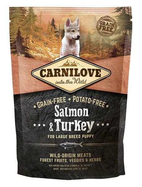 Carnilove Dog Salmon & Turkey for LB Puppies 1,5 kg
