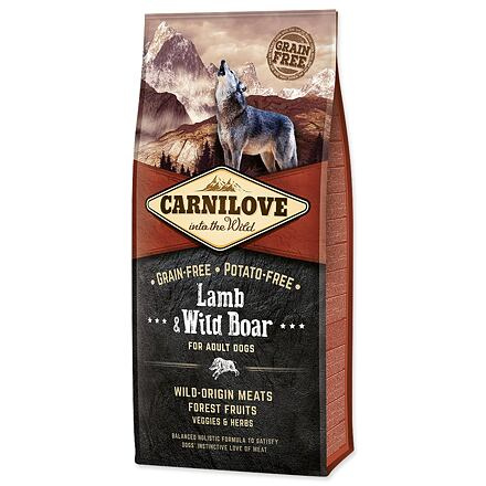 Carnilove Dog Lamb & Wild Boar for Adult 12 kg