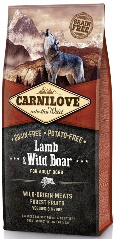 Carnilove Dog Lamb & Wild Boar for Adult 12 kg