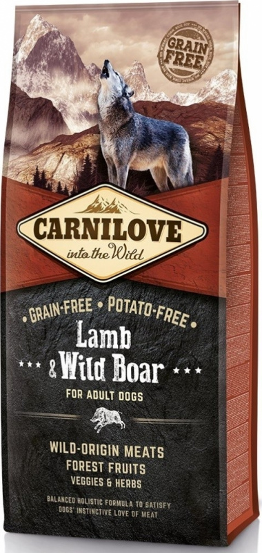 Carnilove Dog Lamb & Wild Boar for Adult 12 kg