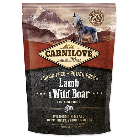 Carnilove Dog Lamb & Wild Boar for Adult 1,5 kg
