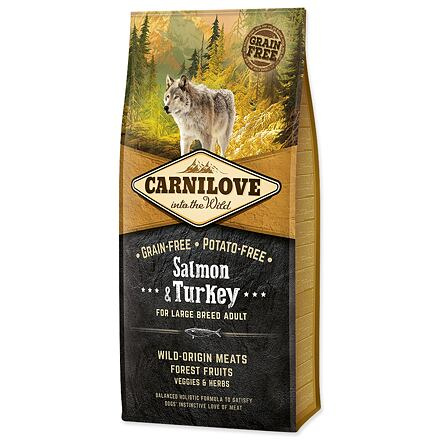 Carnilove Dog Salmon & Turkey for LB Adult 12 kg
