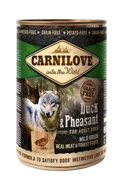 Konzerva CARNILOVE Dog Wild Meat Duck & Pheasant 400 g