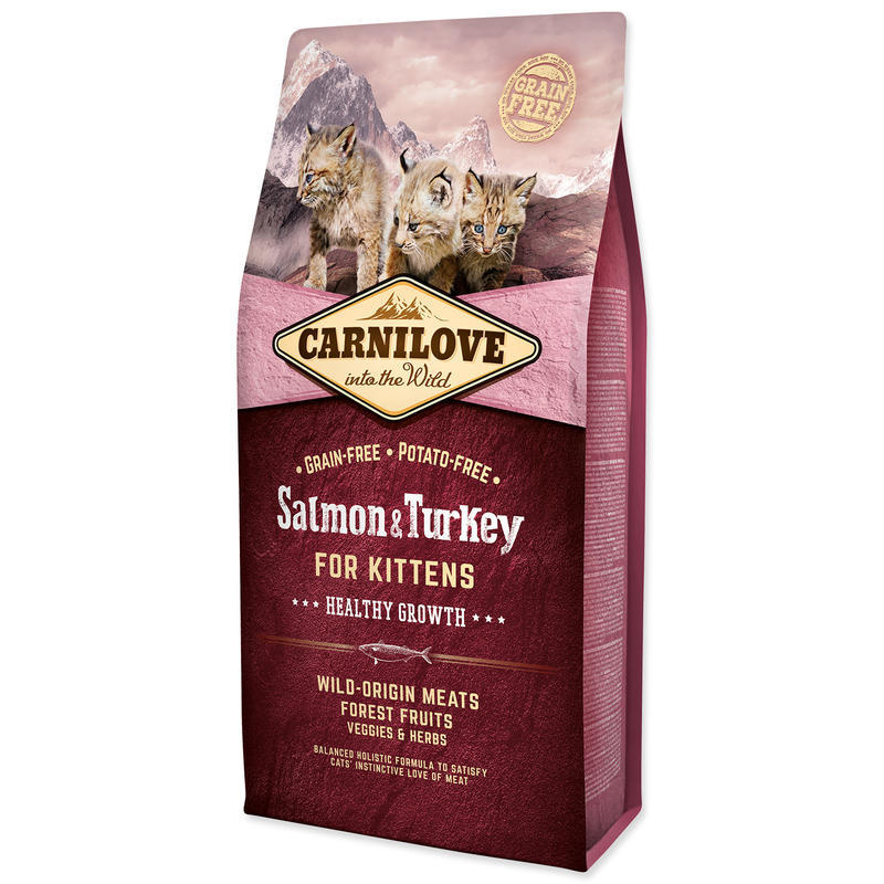 Carnilove Cat Salmon & Turkey for Kittens  6 kg