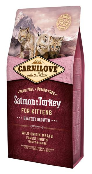 Carnilove Cat Salmon & Turkey for Kittens  6 kg