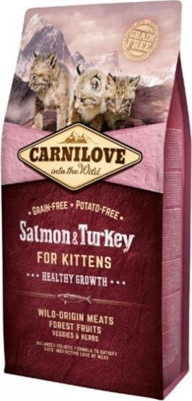 Carnilove Cat Salmon & Turkey for Kittens  6 kg