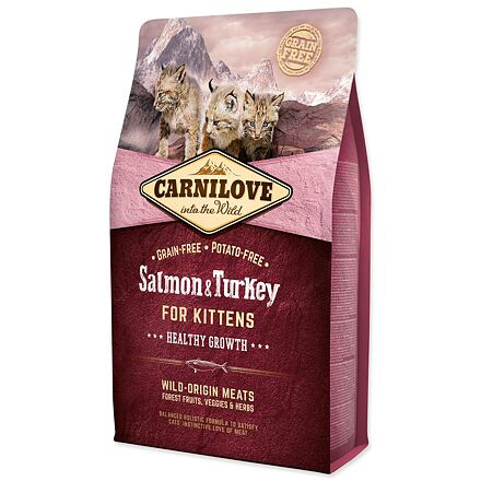 Carnilove Cat Salmon & Turkey for Kittens  2 kg