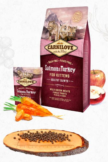 Carnilove Cat Salmon & Turkey for Kittens  2 kg