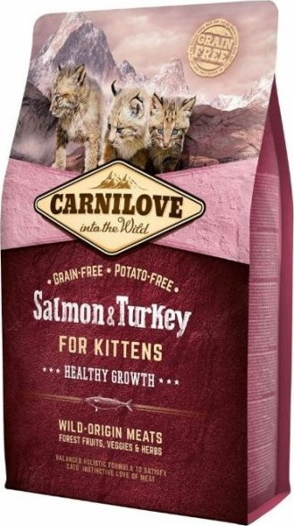 Carnilove Cat Salmon & Turkey for Kittens  2 kg