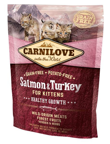 CARNILOVE Kittens Salmon and Turkey Healthy Growth 400 g