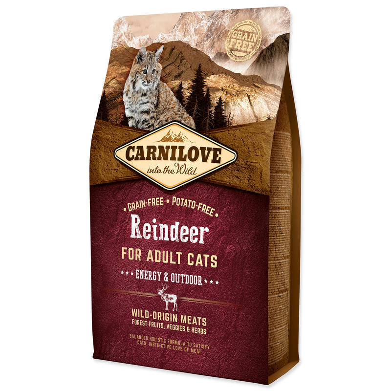 Carnilove Reindeer for Adult Cats - Energy & Outdoor 2 kg