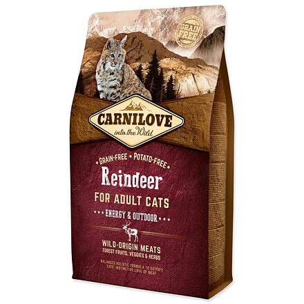 Carnilove Reindeer for Adult Cats - Energy & Outdoor 2 kg