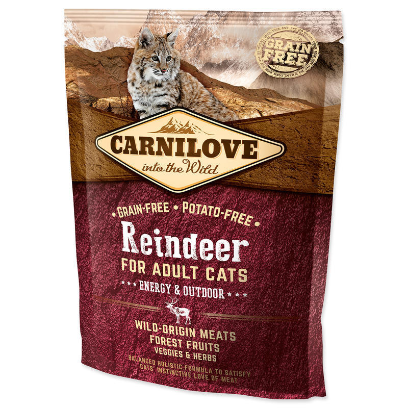 Carnilove Reindeer for Adult Cats - Energy & Outdoor 400 g