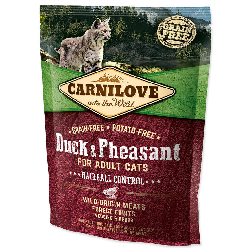 Carnilove Duck & Pheasant for Adult Cats – Hairball Control 400 g