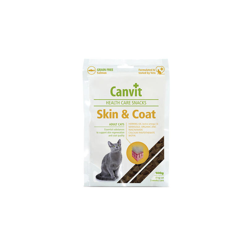 Canvit Snack Skin & Coat Salmon - 100g