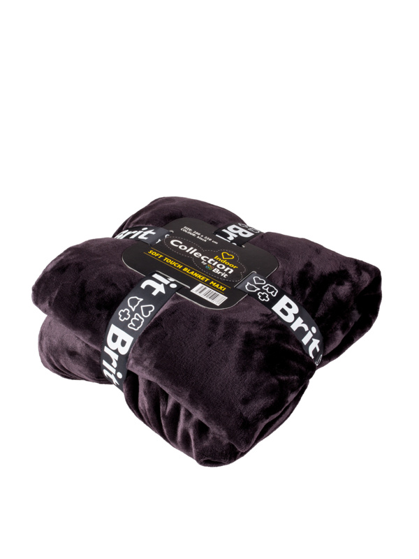 Heboučká deka MAXI Černá