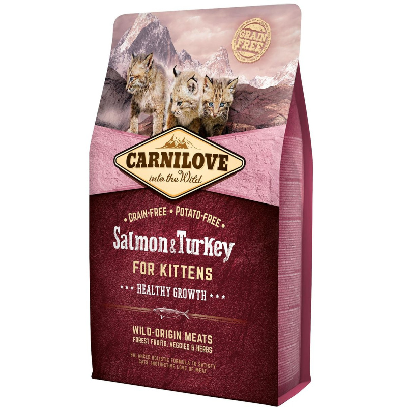 Carnilove Granule s lososem a krocanem pro zdravý růst koťat