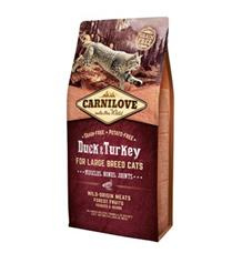 Carnilove Duck & Turkey for Large Breed Cats  - Muscles, Bones, Joints 400 g