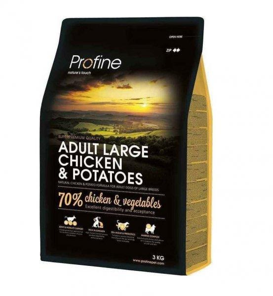 Profine Dog Adult Large Chicken/Potatoes - 3kg