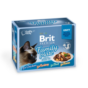 Brit Premium fam kapsa(12x85g/kra) gravy