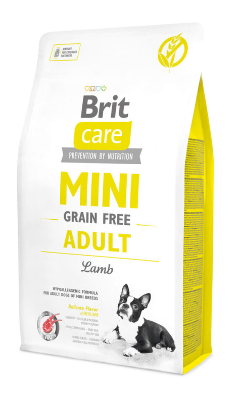 Brit Care Dog Mini Grain Free Adult Lamb  2 Kg