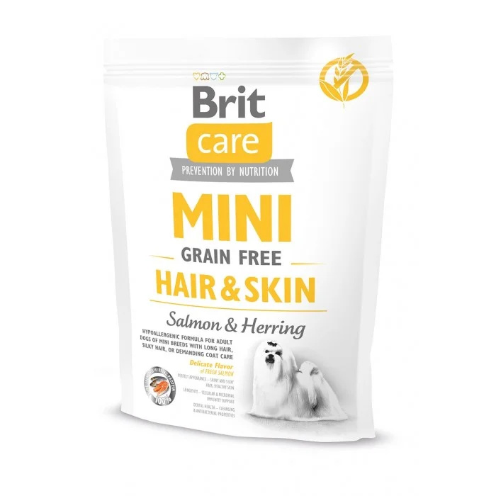 BRIT Care Dog Mini Grain Free Hair & Skin 400 g