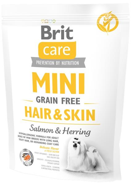 BRIT Care Dog Mini Grain Free Hair & Skin 400 g