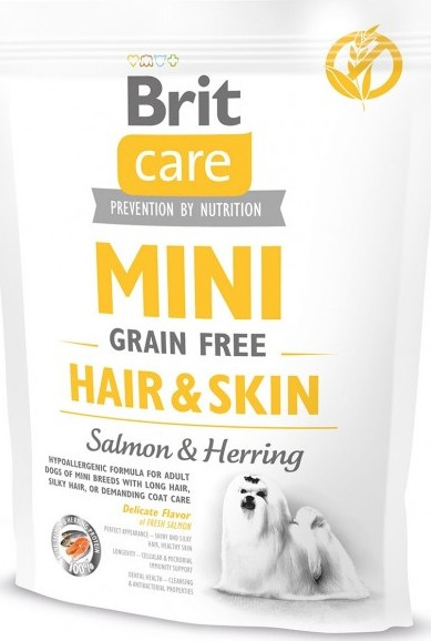 BRIT Care Dog Mini Grain Free Hair & Skin 400 g