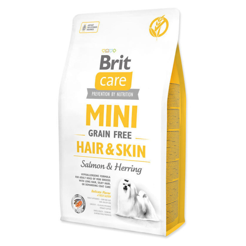 Brit Care Dog Mini Grain Free Hair & Skin  7 Kg