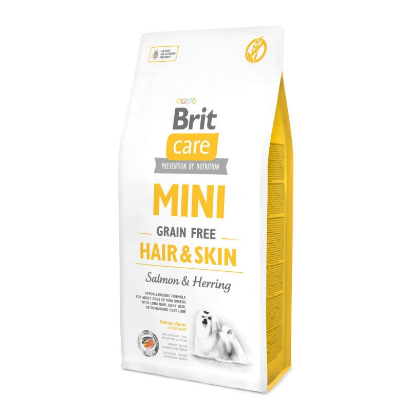 Brit Care Dog Mini Grain Free Hair & Skin  7 Kg