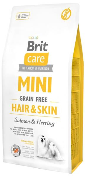 Brit Care Dog Mini Grain Free Hair & Skin  7 Kg