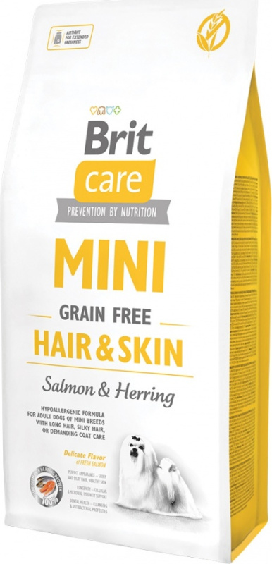 Brit Care Dog Mini Grain Free Hair & Skin  7 Kg