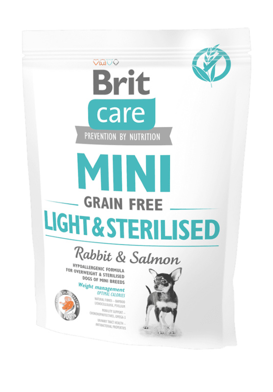 BRIT Care Dog Mini Grain Free Light & Sterilised 400 g