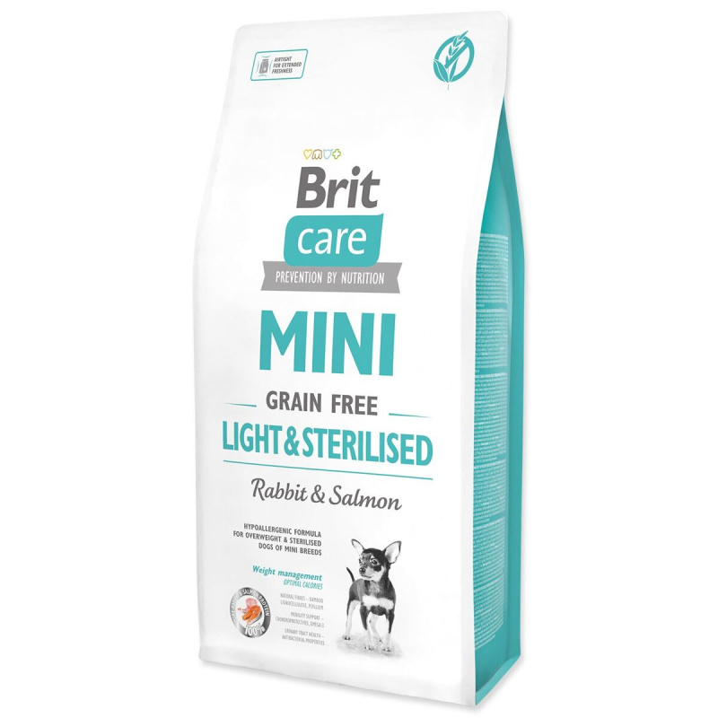 Brit Care Dog Mini Light/Sterilised Grain-free - 7kg