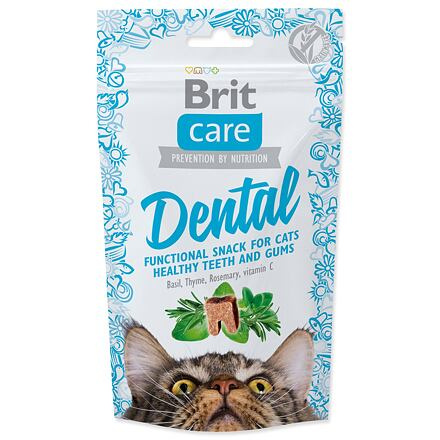 Brit Care Cat Snack Dental  50g