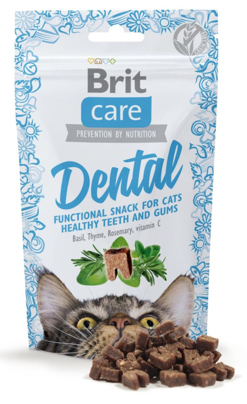 Brit Care Cat Snack Dental  50g