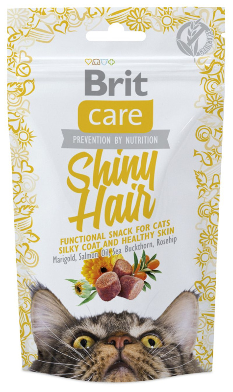 Brit Care Cat Snack Shiny Hair 50g