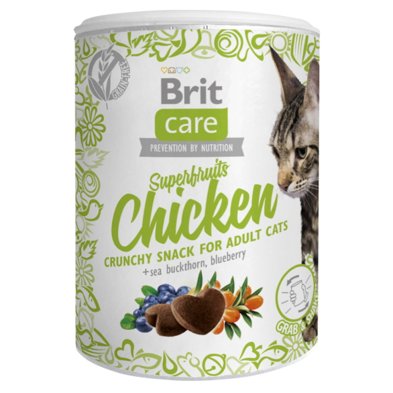 Brit Care Cat Snack Superfruits Chicken  100g