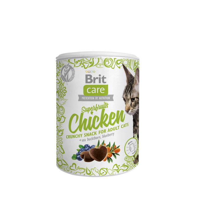 Brit Care Cat Snack Superfruits Chicken  100g