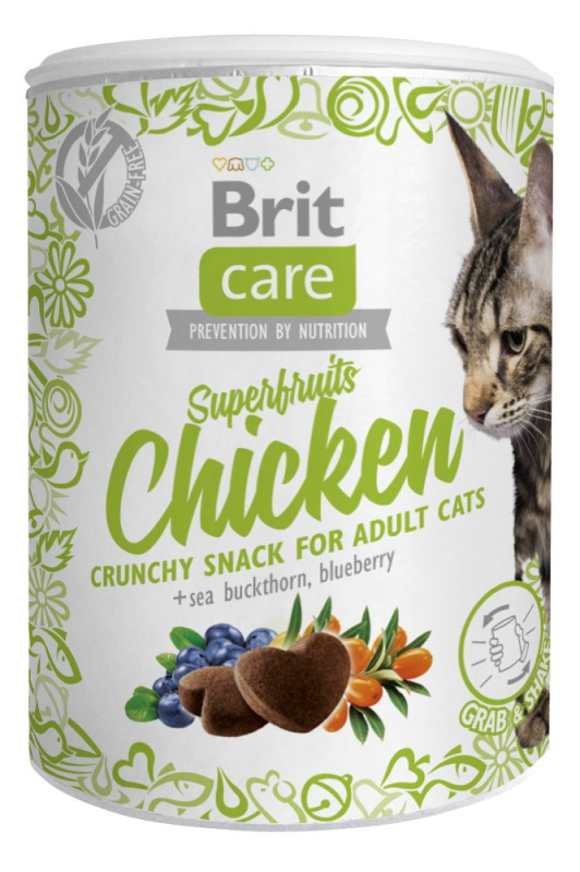 Brit Care Cat Snack Superfruits Chicken  100g