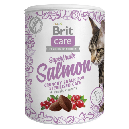 Brit Care Cat Snack Superfruits Salmon  100 g