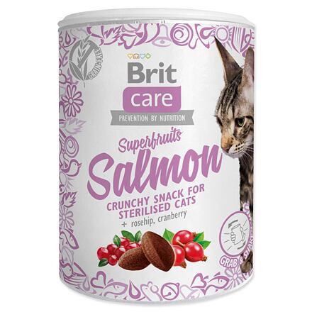 Brit Care Cat Snack Superfruits Salmon  100 g