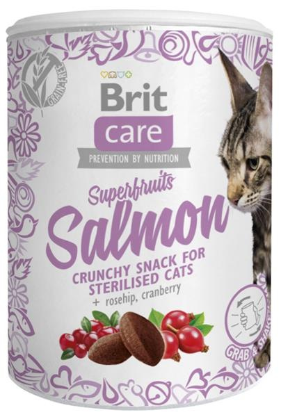Brit Care Cat Snack Superfruits Salmon  100 g