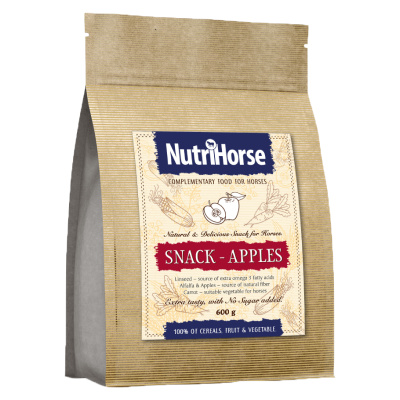 NUTRI HORSE Snack-Apple pamlskek pro koně 600 g