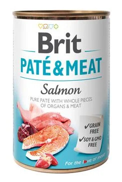 Konzerva BRIT Paté & Meat Salmon 400 g