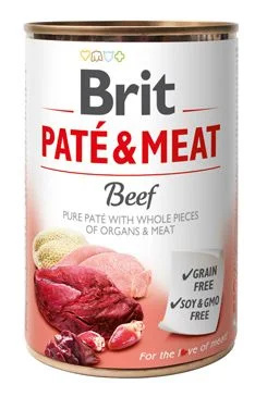 Konzerva BRIT Paté & Meat Beef 400 g