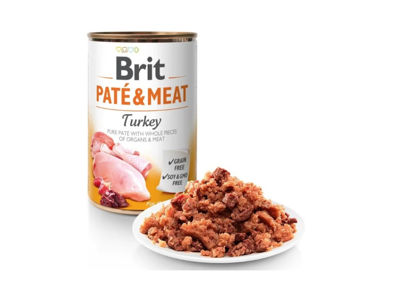 Konzerva BRIT Paté & Meat Turkey 400 g