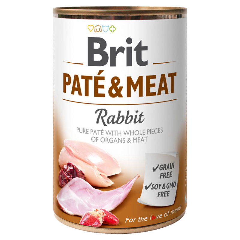 Konzerva BRIT Paté & Meat Rabbit 400 g